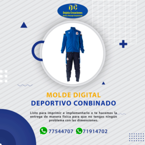 Deportivo Azul con franja