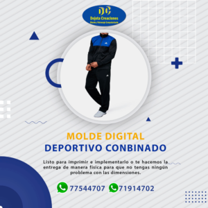 Deportivo Azul con franja